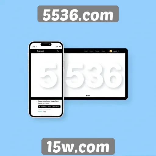 Experiência do usuário nas versões mobile e desktop do 5536.com